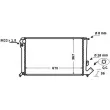 Radiateur, refroidissement du moteur MAHLE CR 750 000S - Visuel 2