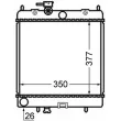 Radiateur, refroidissement du moteur MAHLE CR 760 000S - Visuel 2