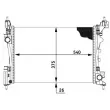 Radiateur, refroidissement du moteur MAHLE CR 773 000P - Visuel 3