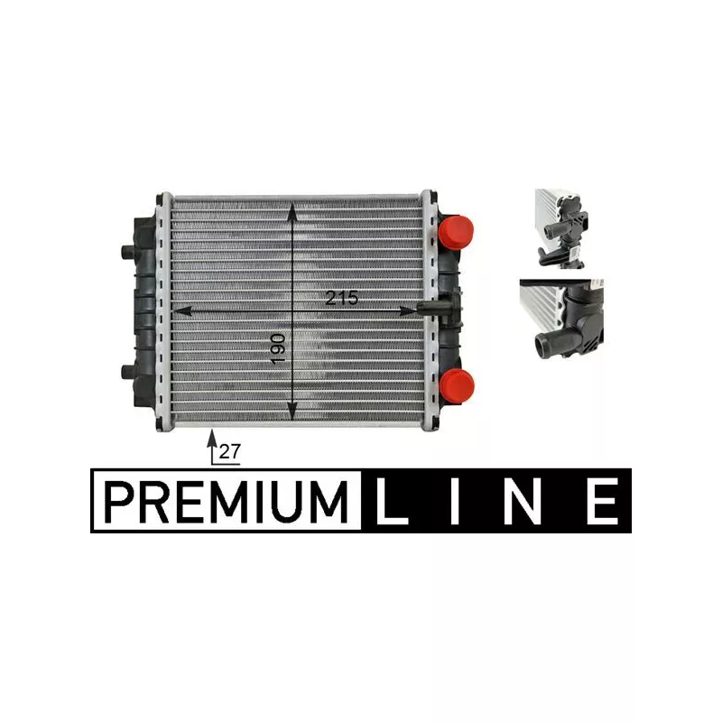 Radiateur, refroidissement du moteur MAHLE CR 80 000P