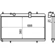 Radiateur, refroidissement du moteur MAHLE CR 801 000S - Visuel 1