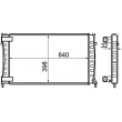 Radiateur, refroidissement du moteur MAHLE CR 803 000S - Visuel 1