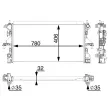 Radiateur, refroidissement du moteur MAHLE CR 806 000P - Visuel 2