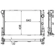 Radiateur, refroidissement du moteur MAHLE CR 83 000P - Visuel 3