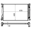 Radiateur, refroidissement du moteur MAHLE CR 830 000S - Visuel 1
