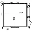 Radiateur, refroidissement du moteur MAHLE CR 832 000S - Visuel 2