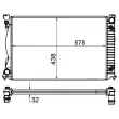 Radiateur, refroidissement du moteur MAHLE CR 842 000S - Visuel 1