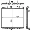 Radiateur, refroidissement du moteur MAHLE CR 851 000S - Visuel 2