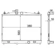 Radiateur, refroidissement du moteur MAHLE CR 856 000S - Visuel 1