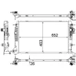 Radiateur, refroidissement du moteur MAHLE CR 857 000S - Visuel 1