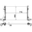 Radiateur, refroidissement du moteur MAHLE CR 866 000P - Visuel 2
