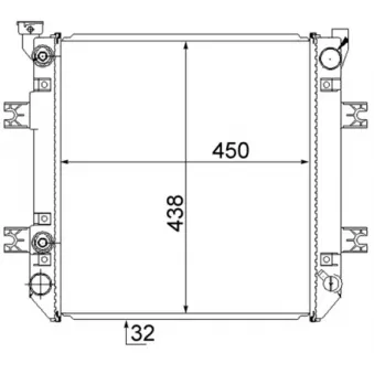 Radiateur, refroidissement du moteur MAHLE