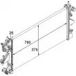 Radiateur, refroidissement du moteur MAHLE CR 880 000P - Visuel 2