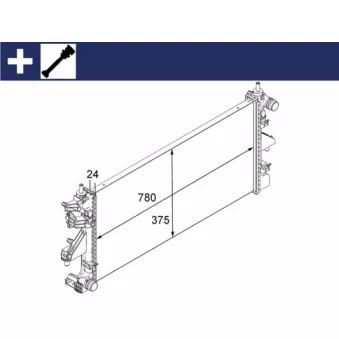 Radiateur, refroidissement du moteur MAHLE
