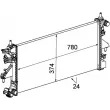 Radiateur, refroidissement du moteur MAHLE CR 886 000P - Visuel 2
