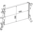 Radiateur, refroidissement du moteur MAHLE CR 896 000P - Visuel 2