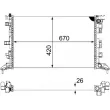 Radiateur, refroidissement du moteur MAHLE CR 897 000P - Visuel 1