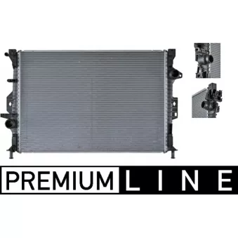 Radiateur, refroidissement du moteur MAHLE CR 907 000P