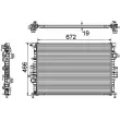 Radiateur, refroidissement du moteur MAHLE CR 907 000P - Visuel 2