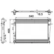 Radiateur, refroidissement du moteur MAHLE CR 909 000P - Visuel 2