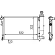 Radiateur, refroidissement du moteur MAHLE CR 91 000S - Visuel 1