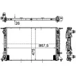 Radiateur, refroidissement du moteur MAHLE CR 910 000P - Visuel 2