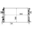 Radiateur, refroidissement du moteur MAHLE CR 918 000S - Visuel 2