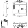 Radiateur, refroidissement du moteur avant droit MAHLE CR 922 000P - Visuel 2