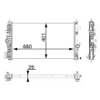 Radiateur, refroidissement du moteur MAHLE CR 927 000P - Visuel 2