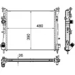 Radiateur, refroidissement du moteur MAHLE CR 947 000S - Visuel 1