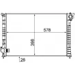 Radiateur, refroidissement du moteur MAHLE CR 983 000S - Visuel 2
