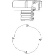 Bouchon, réservoir de liquide de refroidissement MAHLE CRB 22 000P - Visuel 2