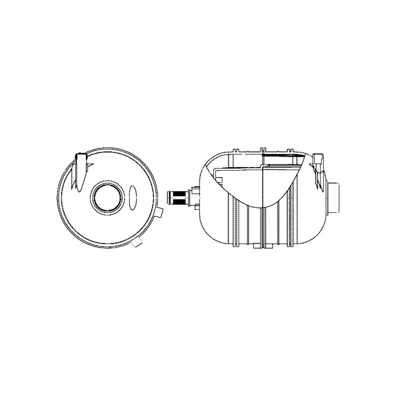 Vase d'expansion, liquide de refroidissement MAHLE CRT 10 000S