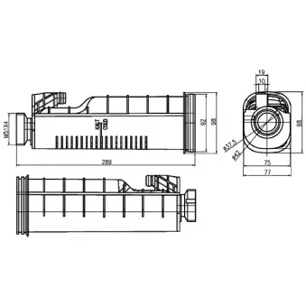 Vase d'expansion, liquide de refroidissement MAHLE CRT 114 000S