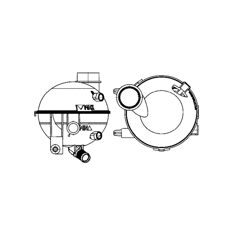 Vase d'expansion, liquide de refroidissement MAHLE CRT 18 000S