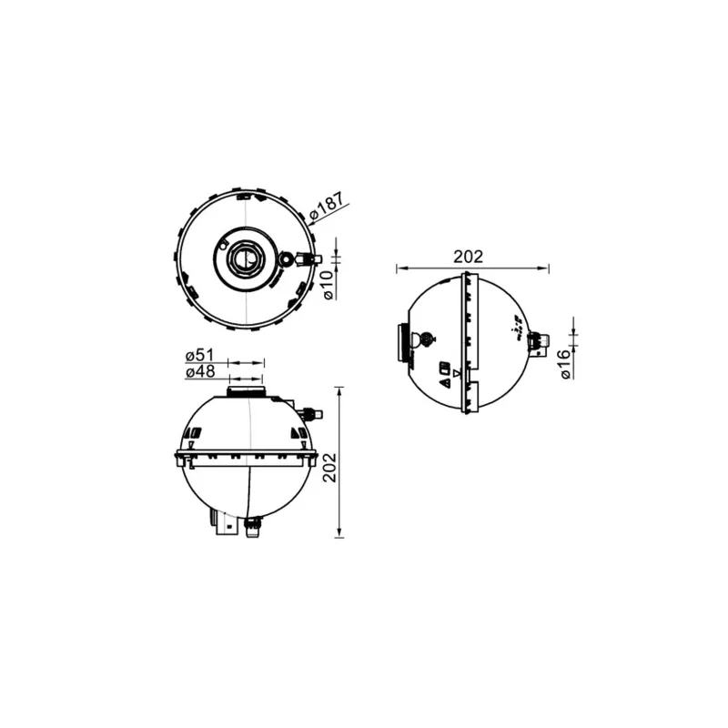 Vase d'expansion, liquide de refroidissement MAHLE CRT 211 000S