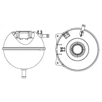 Vase d'expansion, liquide de refroidissement MAHLE CRT 23 000S