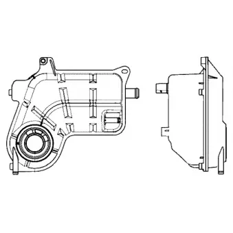 Vase d'expansion, liquide de refroidissement MAHLE CRT 25 000S