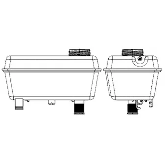 Vase d'expansion, liquide de refroidissement MAHLE