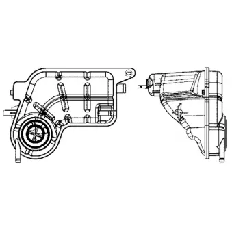 Vase d'expansion, liquide de refroidissement MAHLE CRT 81 001S