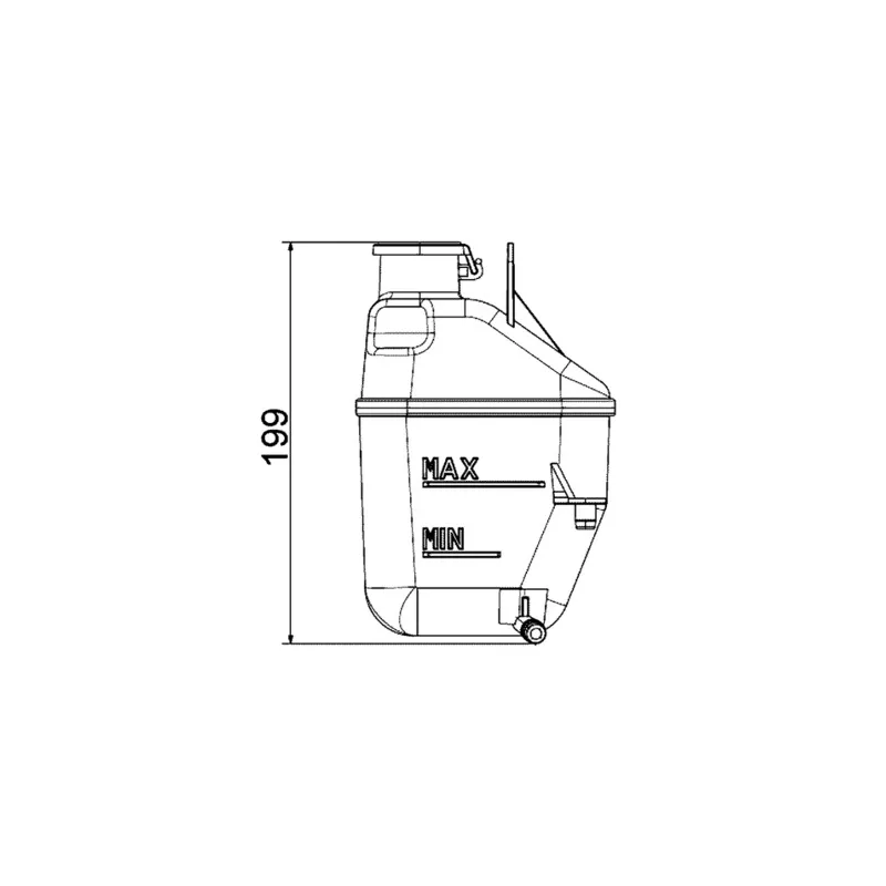 Vase d'expansion, liquide de refroidissement MAHLE CRT 88 001S