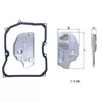 Filtre hydraulique, boîte automatique MAHLE HX 150KIT