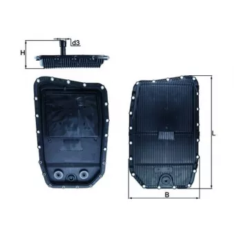 Carter d'huile, boîte automatique MAHLE HX 152