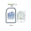 Filtre hydraulique, boîte automatique MAHLE HX 163KIT - Visuel 1