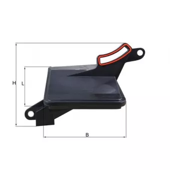 Filtre hydraulique, boîte automatique MAHLE HX 188