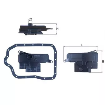 Filtre hydraulique, boîte automatique MAHLE HX 234D