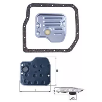 Filtre hydraulique, boîte automatique MAHLE HX 237D