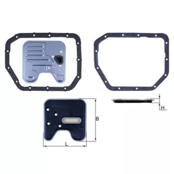 Filtre hydraulique, boîte automatique MAHLE HX 246D