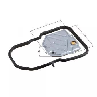 Filtre hydraulique, boîte automatique MAHLE HX 46D2