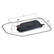 Filtre hydraulique, boîte automatique MAHLE HX 84D - Visuel 1